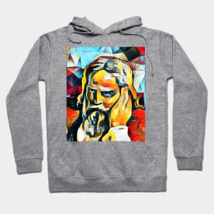 Snorri Sturluson Abstract Portrait | Snorri Sturluson Artwork 2 Hoodie